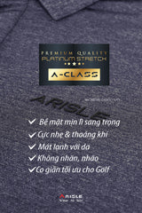 Áo Polo Golf Nam ARISLE A-CLASS Platinum Dark Berry