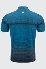 Áo Polo Golf Nam ARISLE Bossman Gradient Blue Stripe