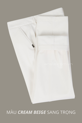 Quần Golf Đông 3 lớp ARISLE TRIPLEX Cream Beige