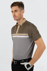 Áo Polo Golf Nam ARISLE Pro-Golfer Royal GOLD