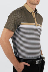 Áo Polo Golf Nam ARISLE Pro-Golfer Royal GOLD