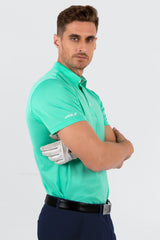 Áo Polo Golf Nam ARISLE Bossman Vibrant Aquaness