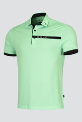 Áo Polo Golf Nam ARISLE Pro-Golfer Pastel Green Stripe