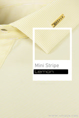 Áo Polo Golf Nam Dài Tay ARISLE Mini Stripe - Lemon