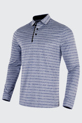 Áo Polo Golf Tay Dài ARISLE Classy LS Smoke Blue