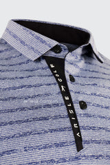 Áo Polo Golf Tay Dài ARISLE Classy LS Smoke Blue
