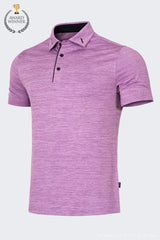 Áo Polo Golf Nam ARISLE Electric Wave Purple