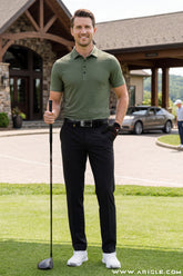 Áo Polo Golf Nam ARISLE Comstretch Forest Green