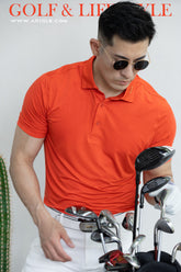 Áo Polo Golf Nam ARISLE Golf & Lifestyle Red Mini Stripe