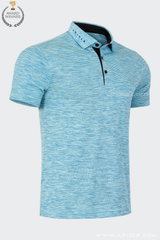 Áo Polo Golf Nam ARISLE Golf & Lifestyle Blue Wave