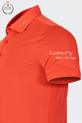 Áo Polo Golf Nam ARISLE Golf & Lifestyle Red Mini Stripe