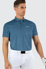 Áo Polo Golf Nam ARISLE A-CLASS FirmStretch Majestic Blue