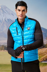 Áo Gilet Phao Golf ARISLE Hybrid Winter Blue