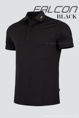 Áo Polo Golf Nam ARISLE Falcon Black