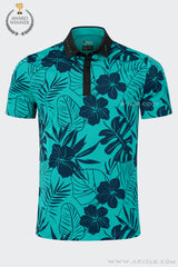 Áo Polo Golf Nam ARISLE Golf & Resort Green Palm