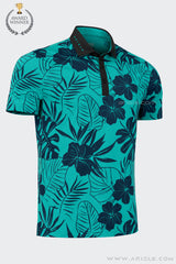 Áo Polo Golf Nam ARISLE Golf & Resort Green Palm