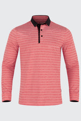 Áo Polo Golf Tay Dài ARISLE Classy LS Coral Red