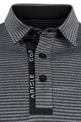 Áo Polo Golf Nam Dài Tay ARISLE LS A-CLASS Titan Gray Stripe