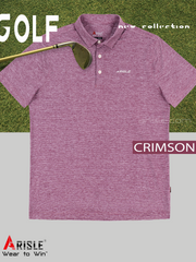 Áo Polo Golf Nam ARISLE Pro-Golfer Crimson