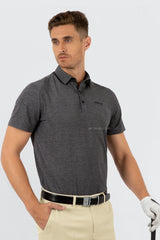 Áo Polo Golf Nam ARISLE A-CLASS Platinum Stripe Ash Grey