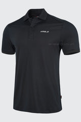 Áo Polo Golf Nam ARISLE Ribbed Collar Blackhawk