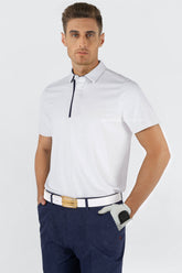 Áo Polo Golf Nam ARISLE COTFLEX Diamond White