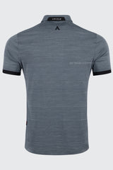 Áo Polo Golf Nam ARISLE Ribb Cuff Steel Grey
