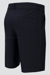 Quần Shorts Golf Nam Arisle Bossman Matter Black