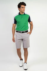 Quần Shorts Golf Nam Arisle Bossman Silver Grey