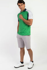 Quần Shorts Golf Nam Arisle Bossman Silver Grey