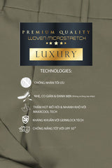 Quần Shorts Golf Nam Arisle Bossman Sand Gold