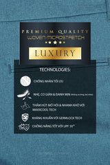 Quần Shorts Golf Nam Arisle Bossman Pixel Marine