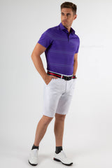Quần Shorts Golf Nam Arisle Bossman Classy White