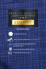 Quần Shorts Golf Nam Arisle Bossman Geometry Blue