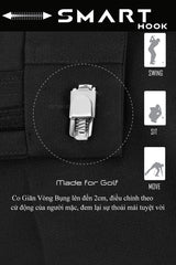 Quần Dài Golf Nam ARISLE Diamond Chip Black