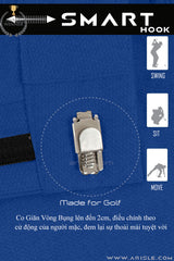 Quần Dài Golf Nam ARISLE Diamond Chip So Blue