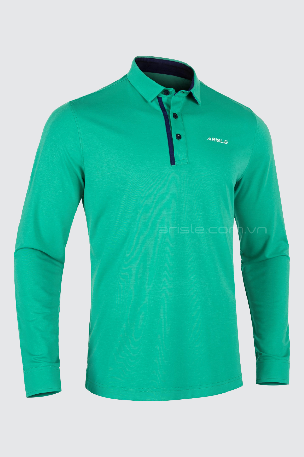 Áo Polo Golf ARISLE LS COTFLEX Emerald Green