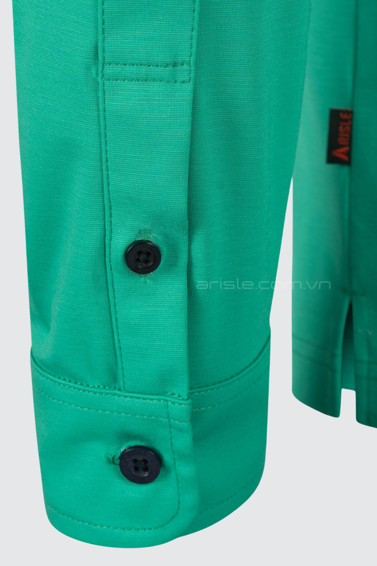 Áo Polo Golf ARISLE LS COTFLEX Emerald Green