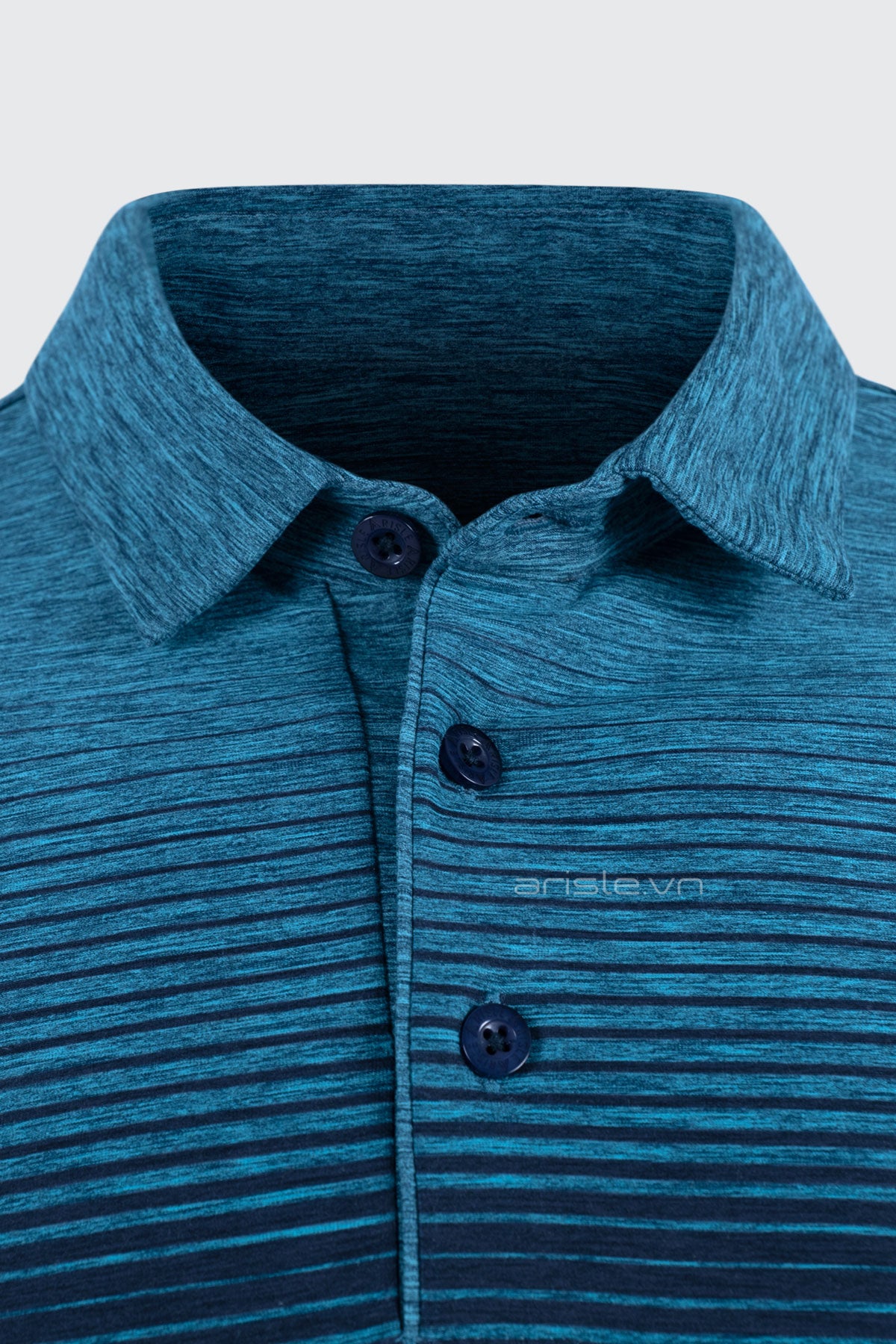 Áo Polo Golf ARISLE Bossman Gradient Blue Stripe