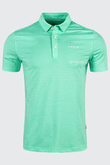 Áo Polo Golf Nam ARISLE Pixel Stripe Spearmint