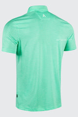 Áo Polo Golf Nam ARISLE Pixel Stripe Spearmint