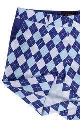 Quần Shorts Golf Nam ARISLE Scotish Blue Argyle