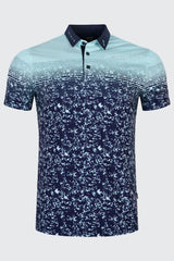 Áo Polo Golf ARISLE Pro-Golfer Aqua Camo Graphic