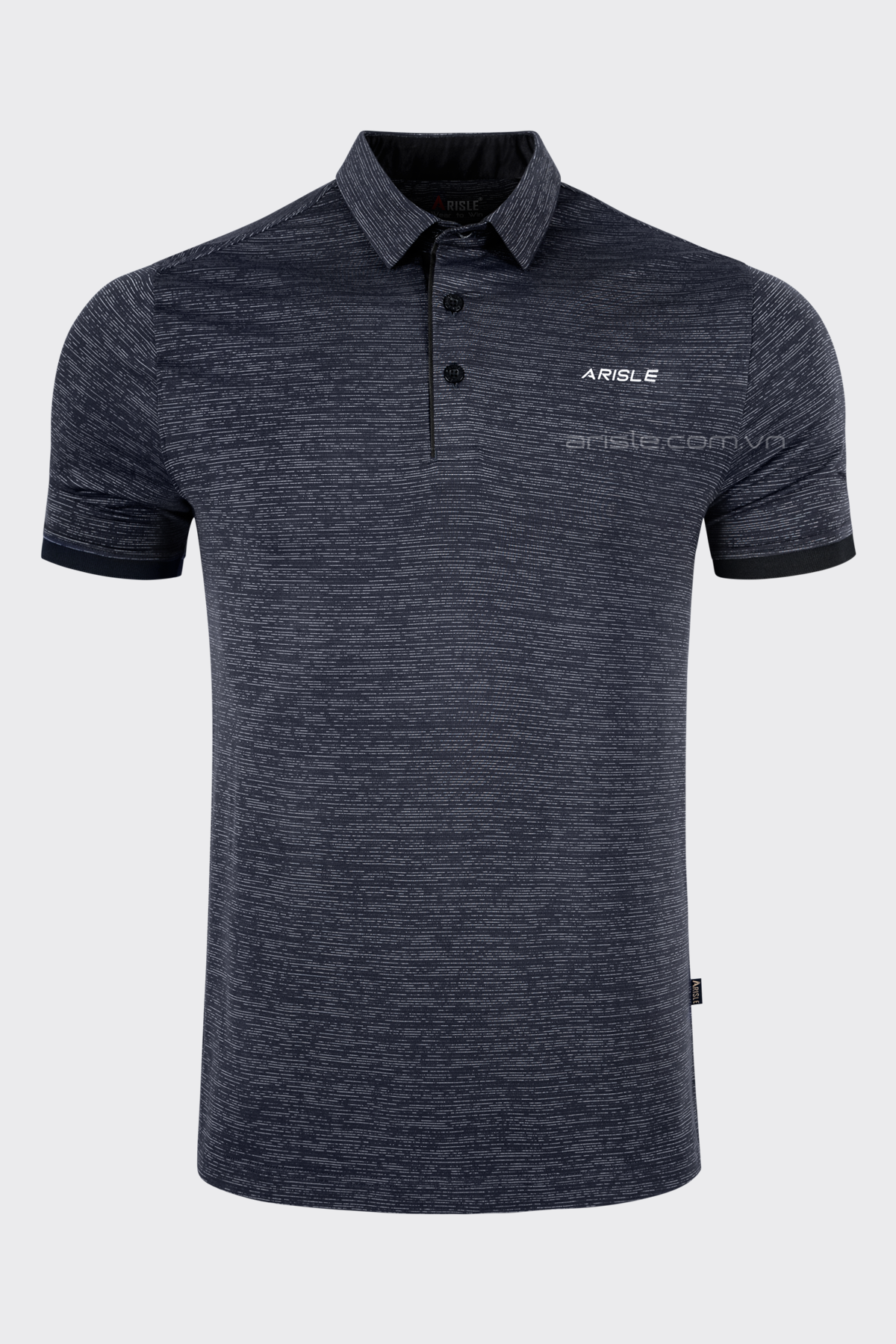 Áo Polo Golf Nam ARISLE Metalic Navy