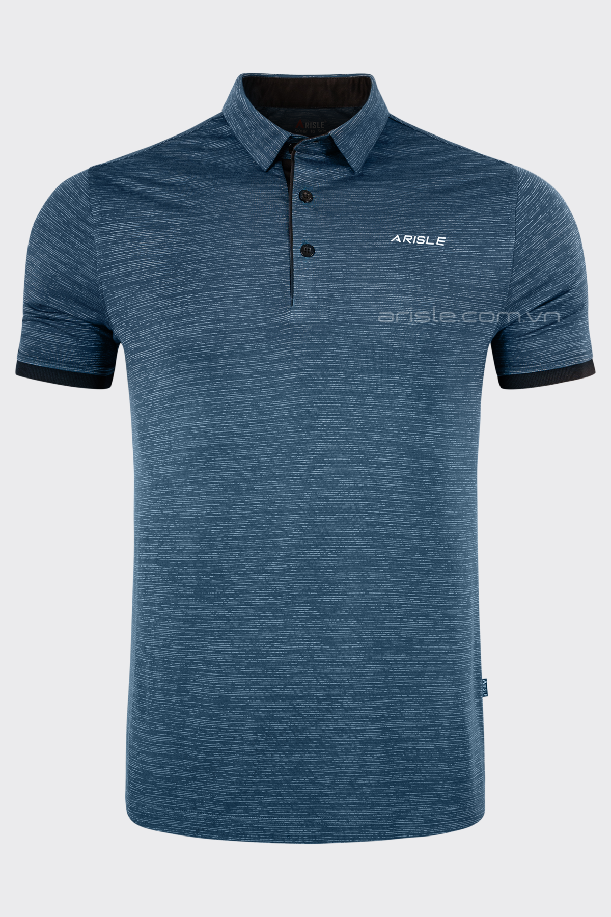 Áo Polo Golf Nam ARISLE Metalic Blue