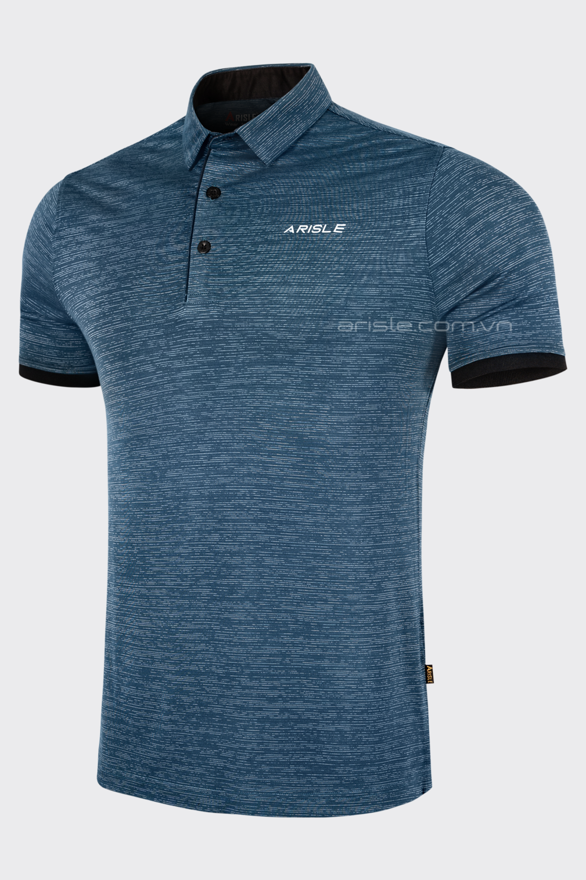 Áo Polo Golf Nam ARISLE Metalic Blue