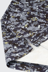 Áo Polo Golf Nam ARISLE Pro-Golfer Grey Camo Print