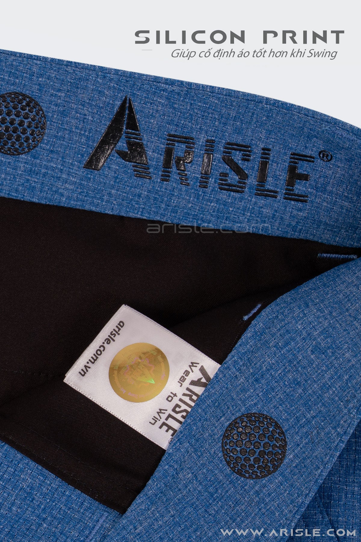 [New in] - Quần Golf Short ARISLE Airvent Frosty Blue