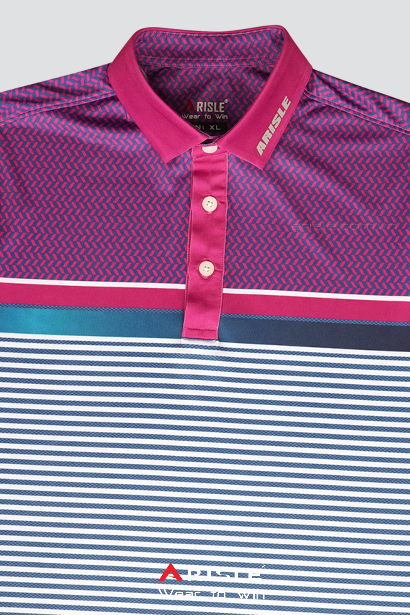 Áo Polo Golf ARISLE Pro-Golfer Royal Magenta