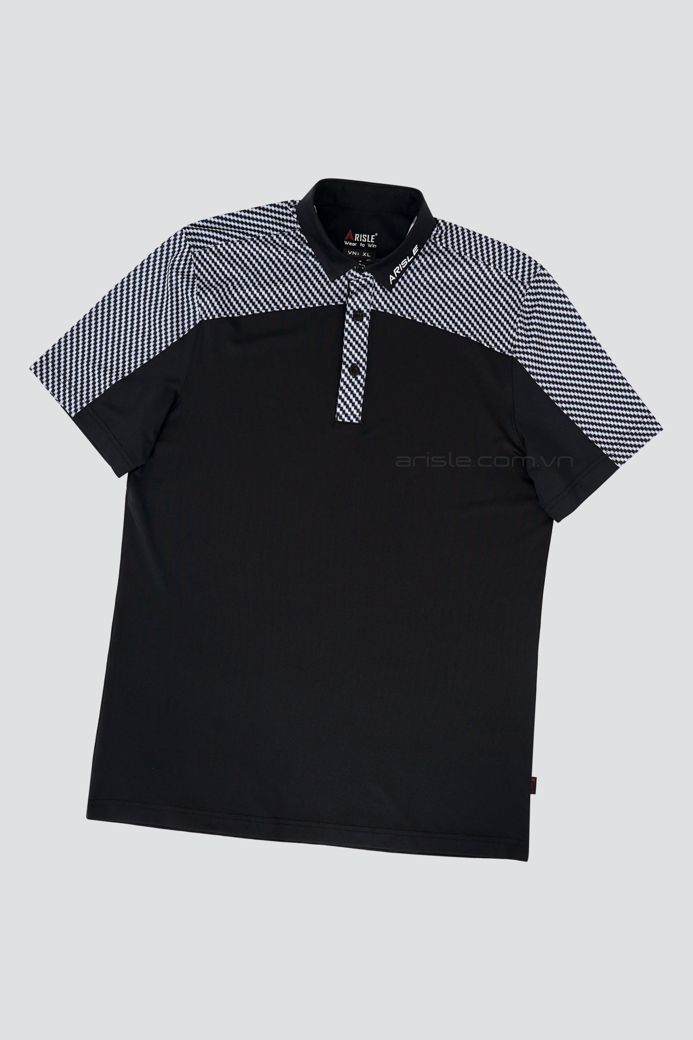 Áo Polo Golf ARISLE Pro-Golfer Series - Black Carbon